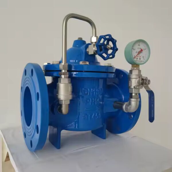 Micro Resistance Water Shut Off Ductile Iron PN16 Cast Iron Flange Type Flow Control 300X Slow Closing Check Valve (HK) - Image 3