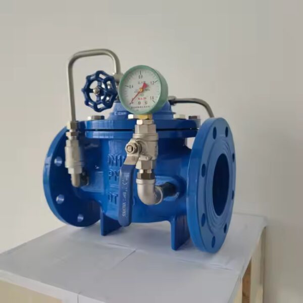 Micro Resistance Water Shut Off Ductile Iron PN16 Cast Iron Flange Type Flow Control 300X Slow Closing Check Valve (HK) - Image 4