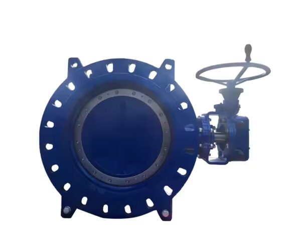 High Temperature Double Eccentric Steam Stainless Steel Worm Gear Hard Seal Flange butterfly Valve with Electric Actuator - Image 3