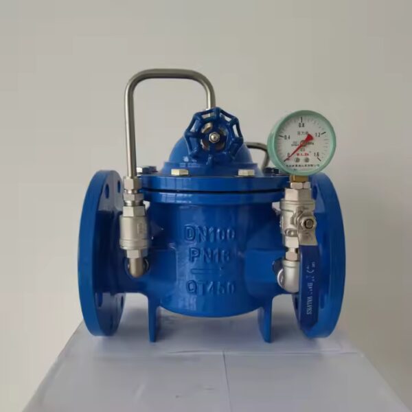 Micro Resistance Water Shut Off Ductile Iron PN16 Cast Iron Flange Type Flow Control 300X Slow Closing Check Valve (HK) - Image 2